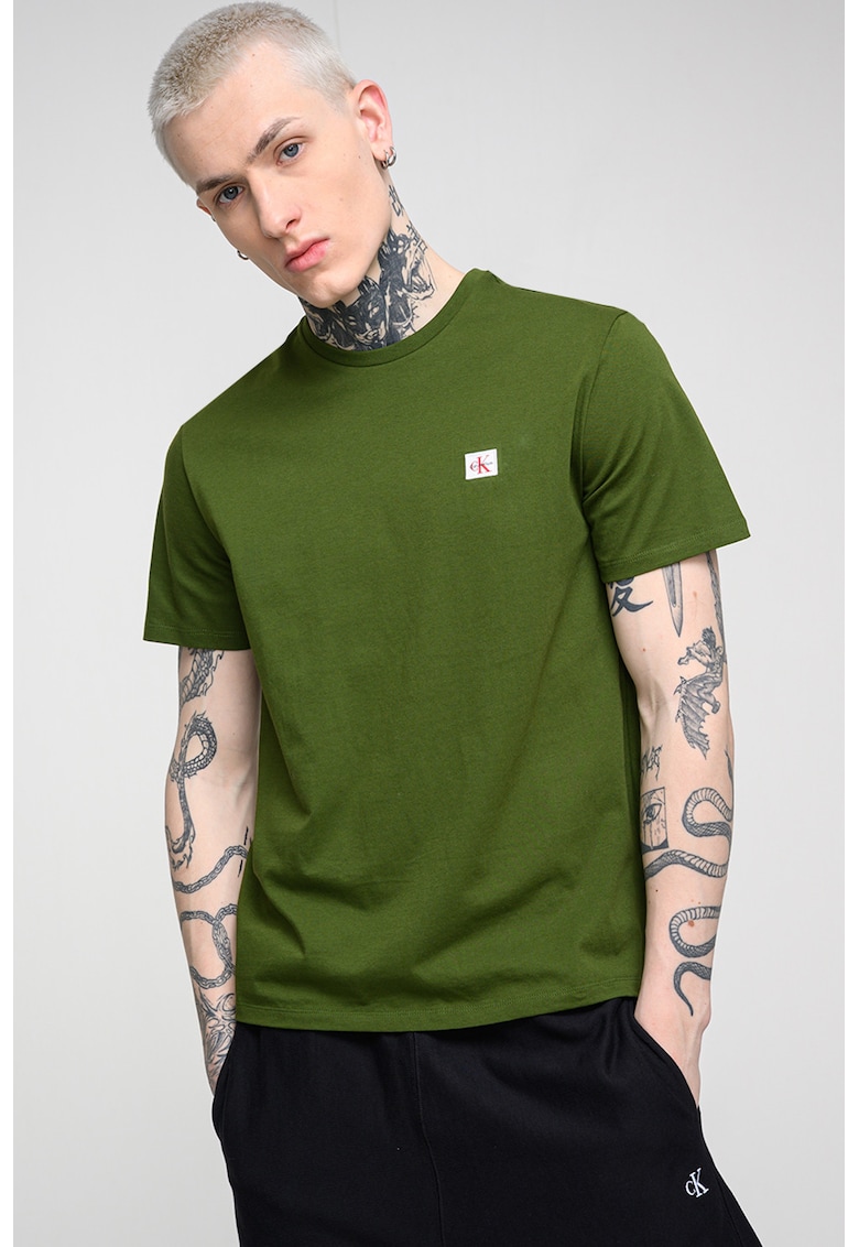 Tricou de bumbac cu insigna logo