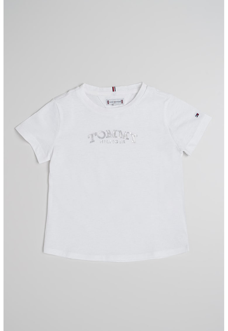 Tricou regular fit cu imprimeu logo - Alb optic