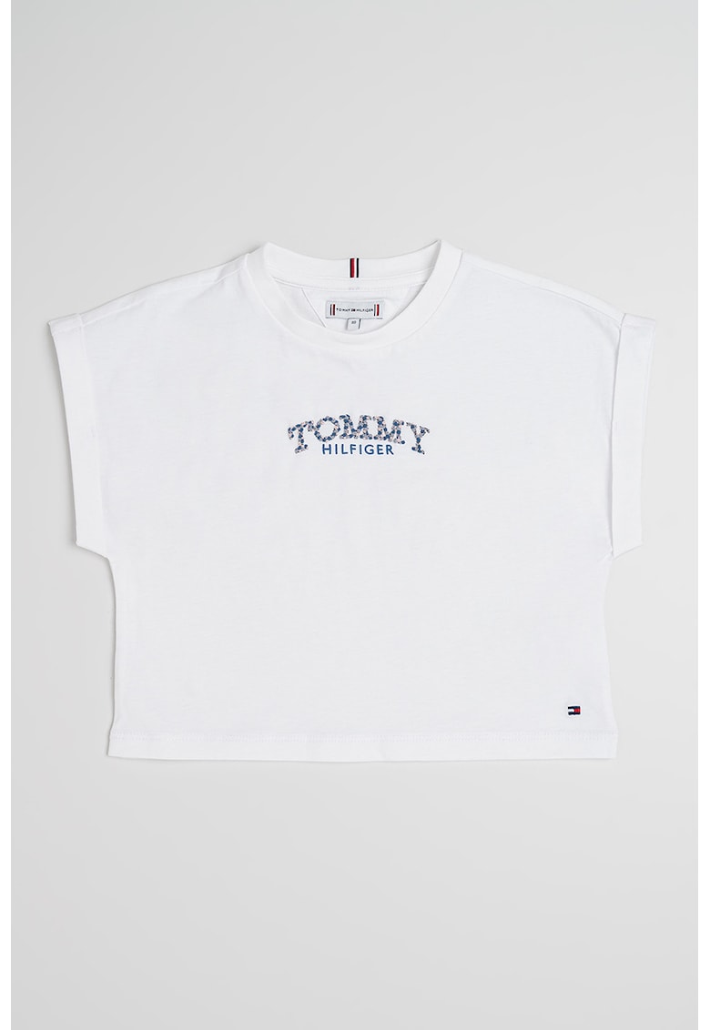 Tricou regular fit de bumbac - Alb optic