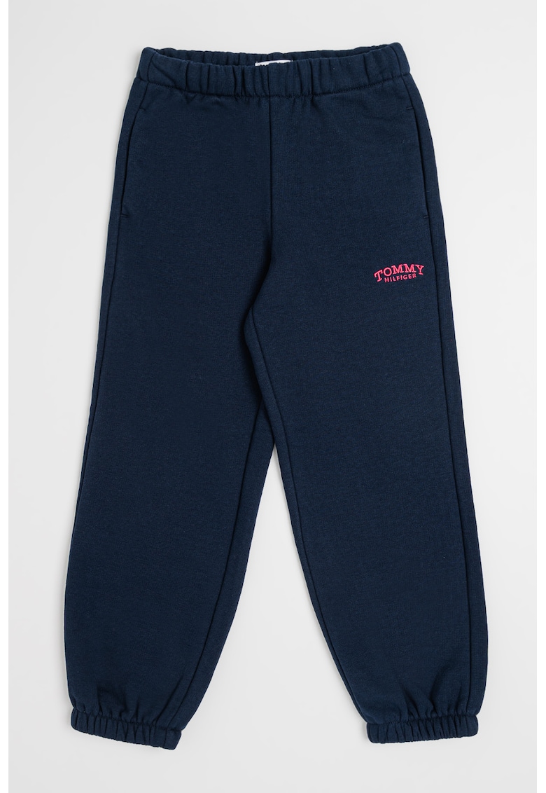 Pantaloni de trening cu talie elastica - Bleumarin