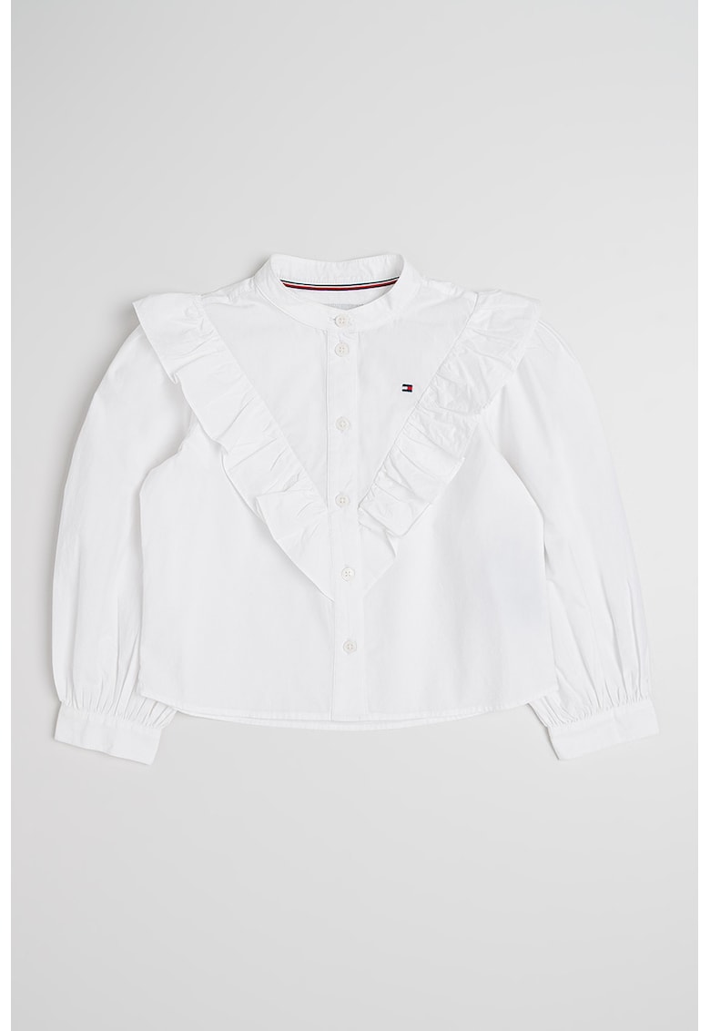 Tricou regular fit de bumbac - Alb optic