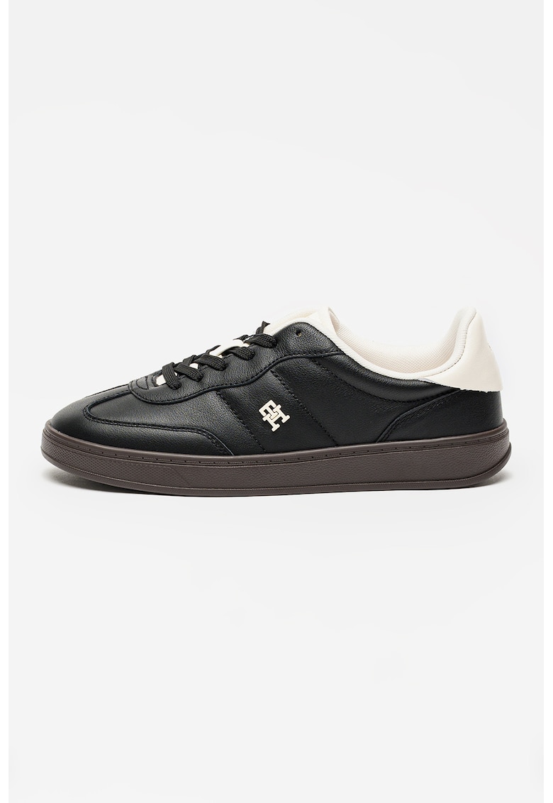 Pantofi sport de piele Heritage - Alb/Negru
