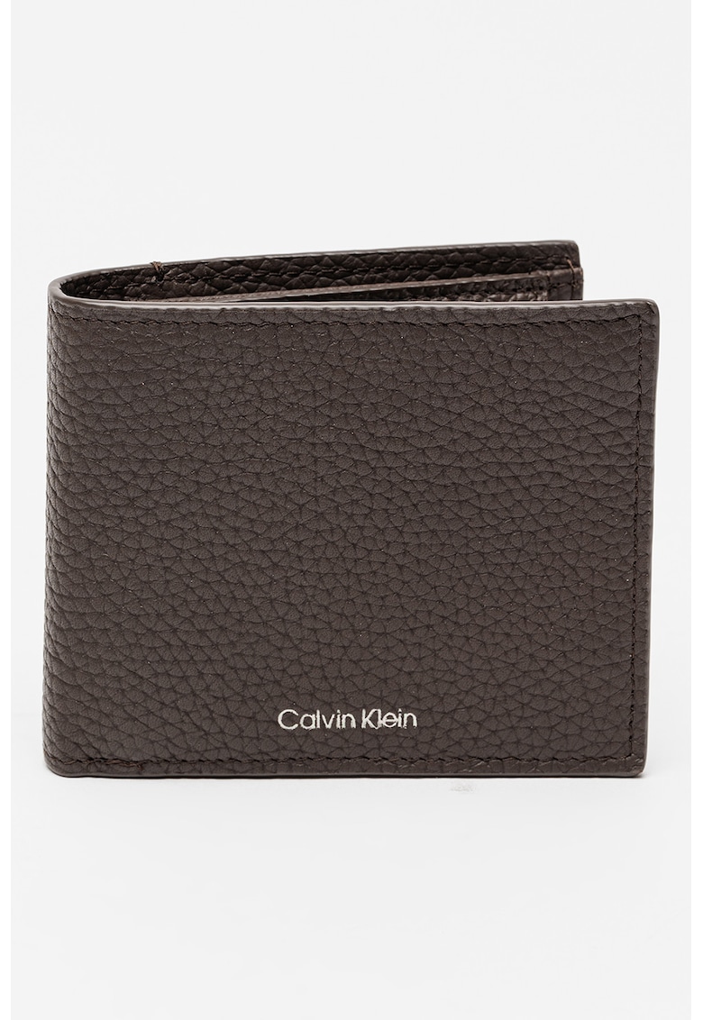 Portofel din piele - Maro inchis