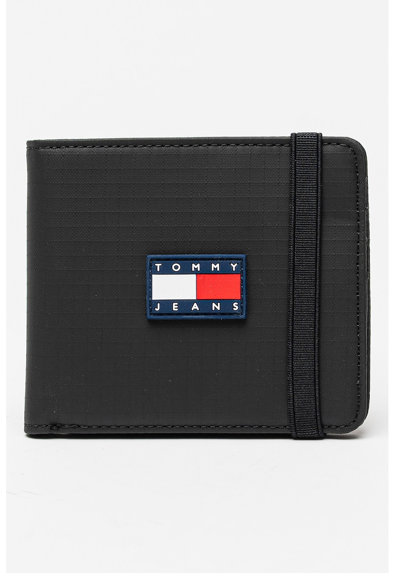 Portofel pliabil cu bareta elastica Daily - Negru