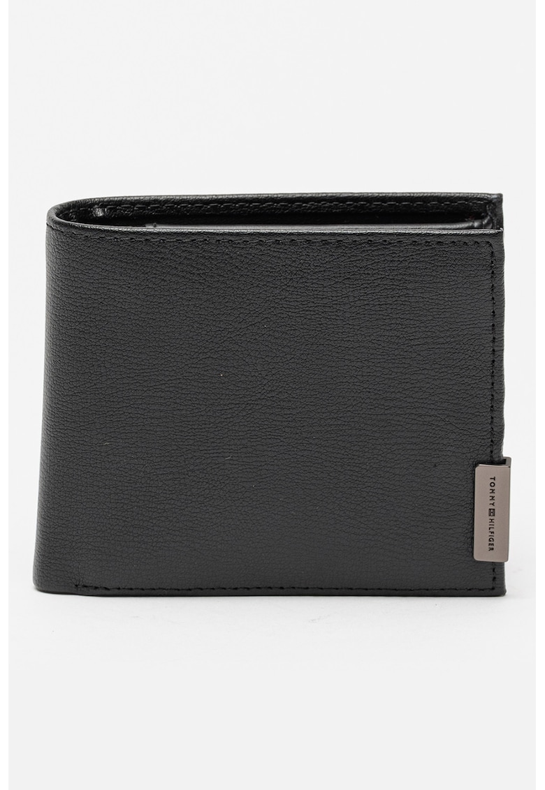 Portofel pliabil din piele Hardware - Negru