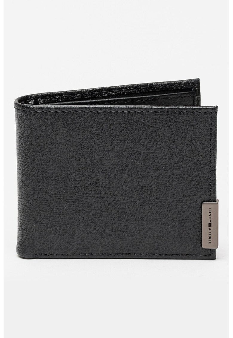 Portofel pliabil din piele Hardware - Negru