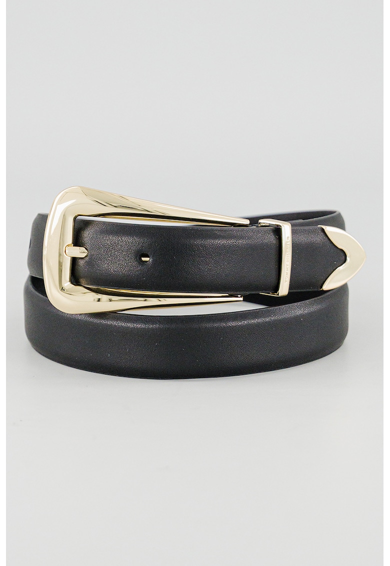Curea din piele West - Negru