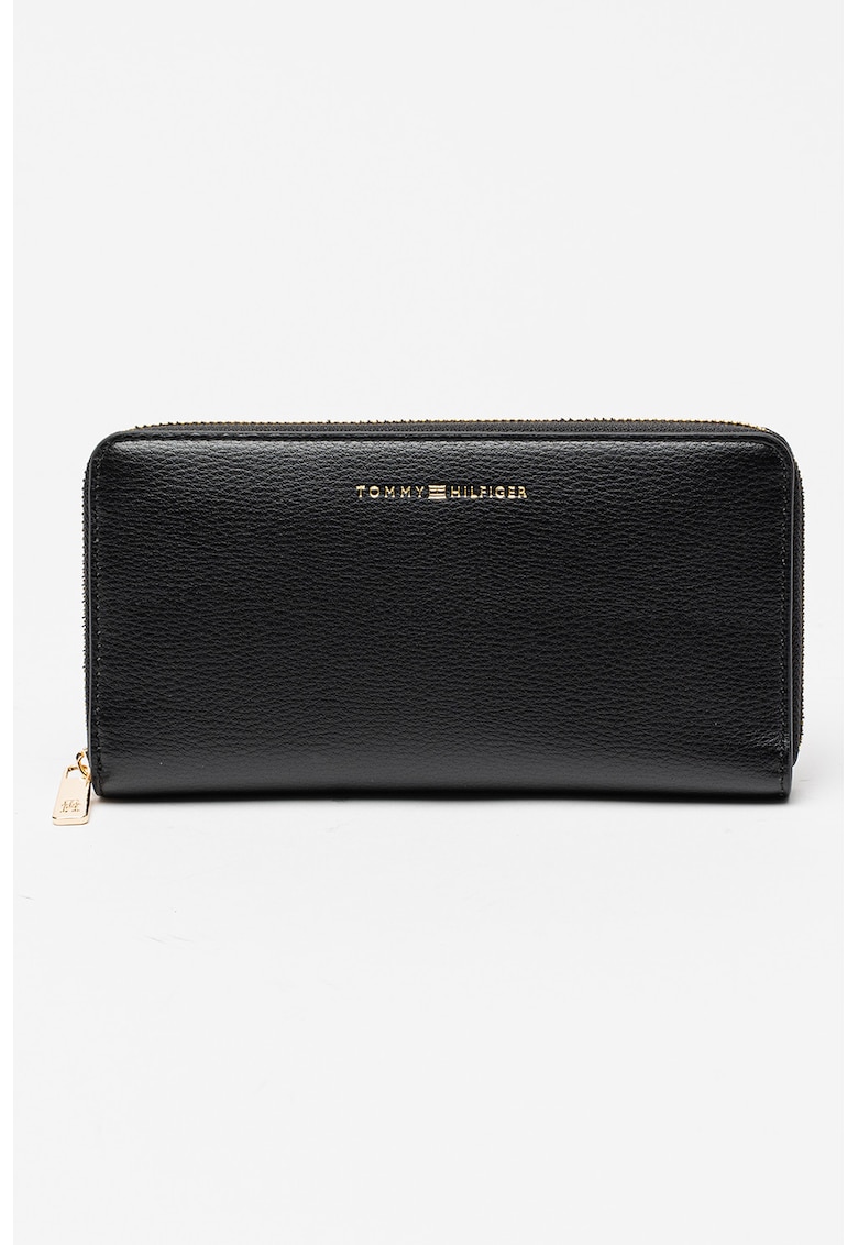 Portofel cu detaliu logo - Negru