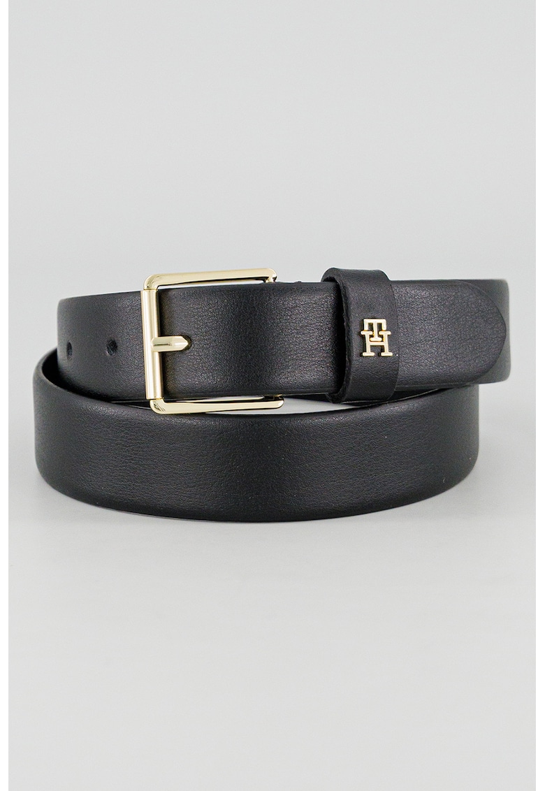 Curea din piele cu detaliu monograma Square 3.0 - Negru