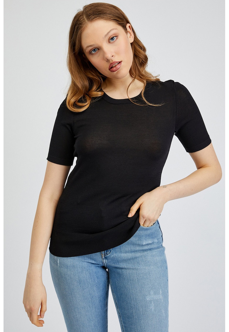 Tricou slim fit - Negru