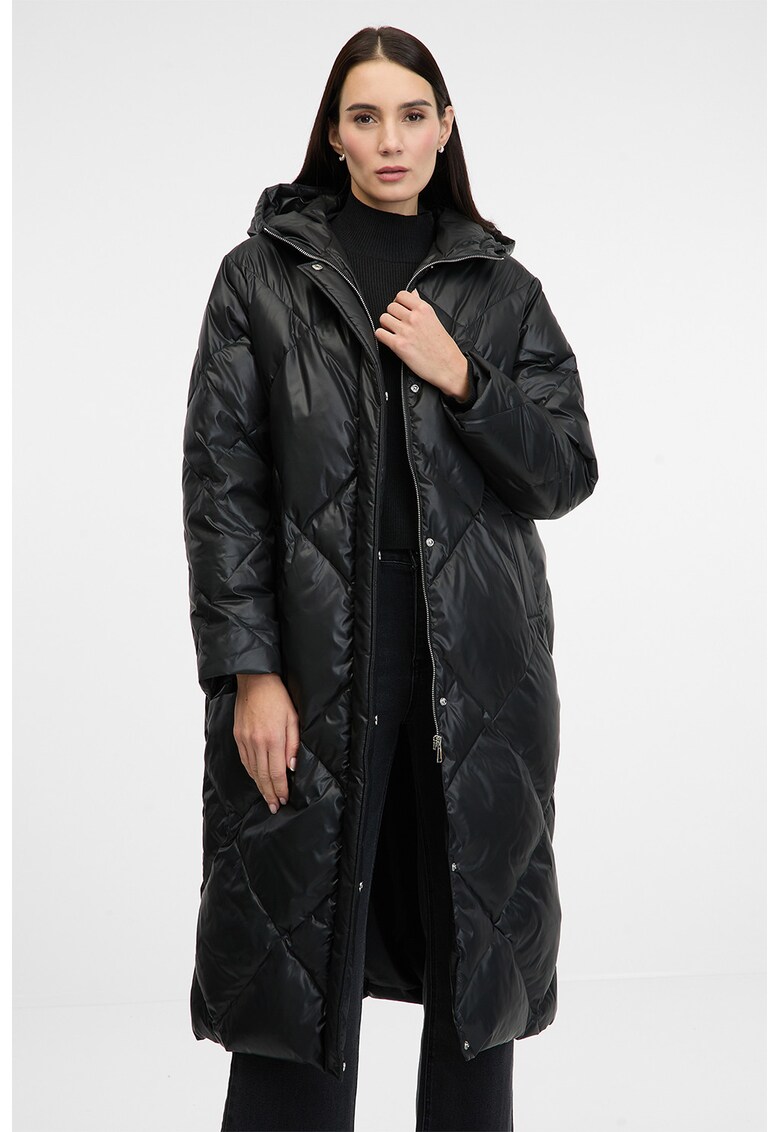 Geaca matlasata cu vatelina - Negru