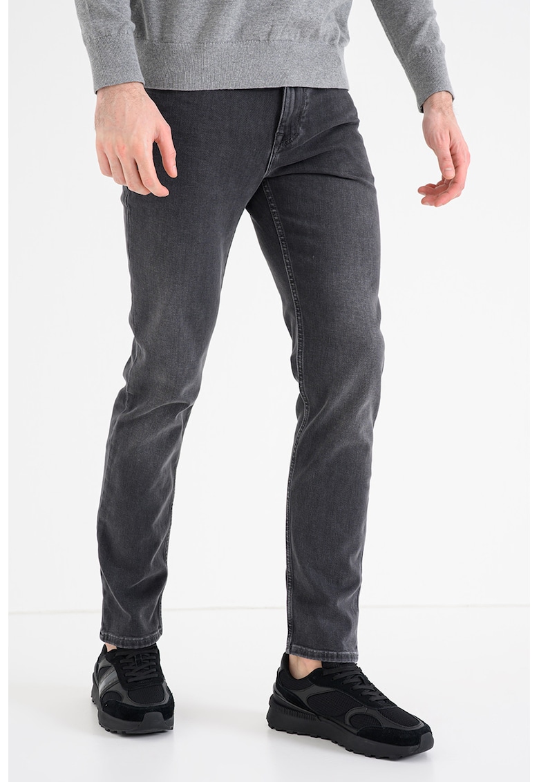 Blugi drepti Denton - Gri antracit