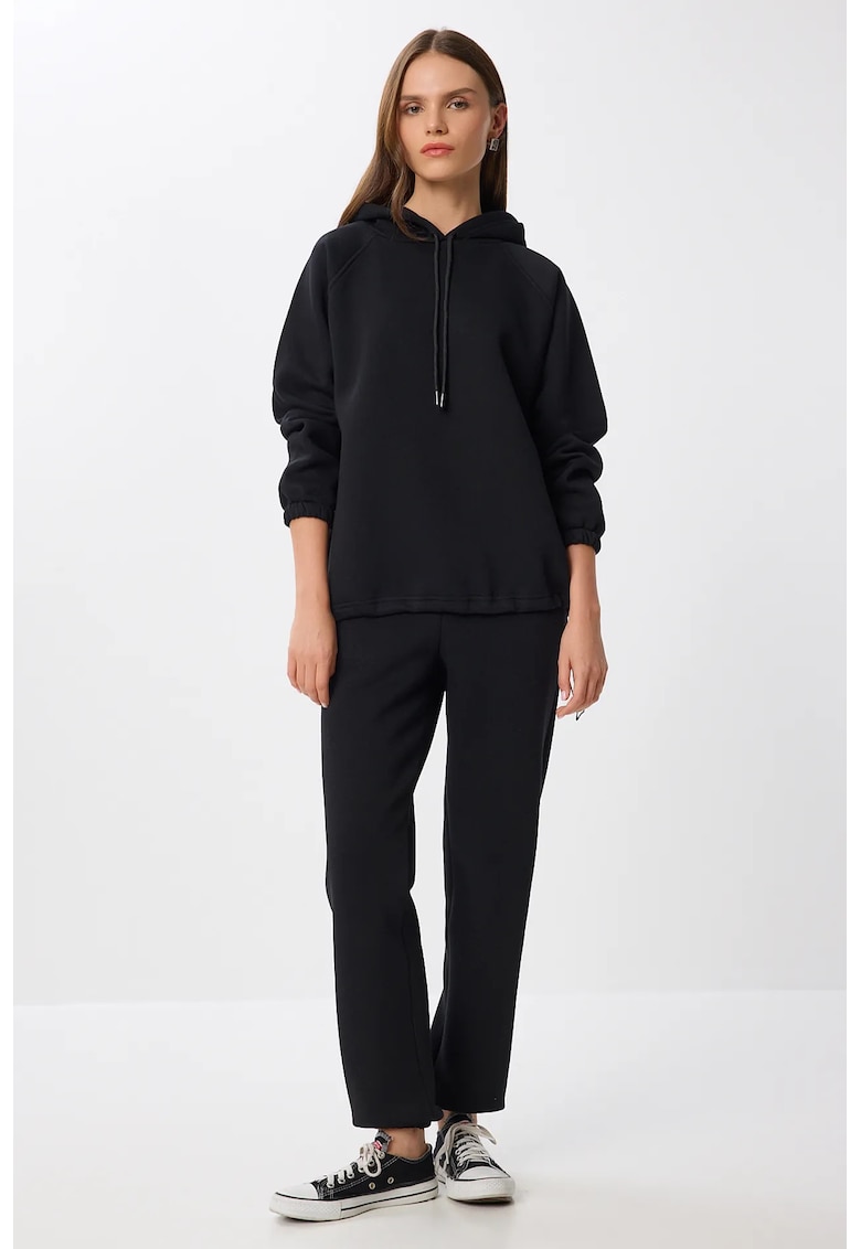 Trening dama - Happiness Istanbul - hanorac si pantaloni - negru - textil