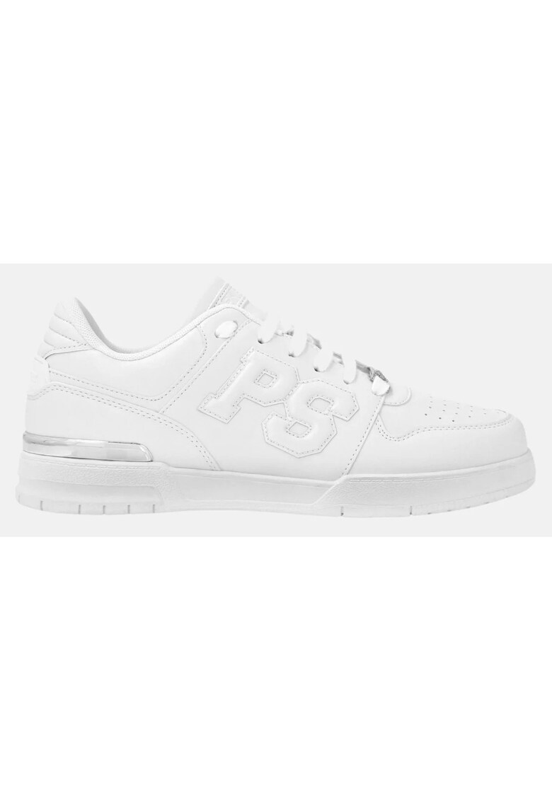 Tenisi barbati alb - piele ecologica - model White 01 Viper I