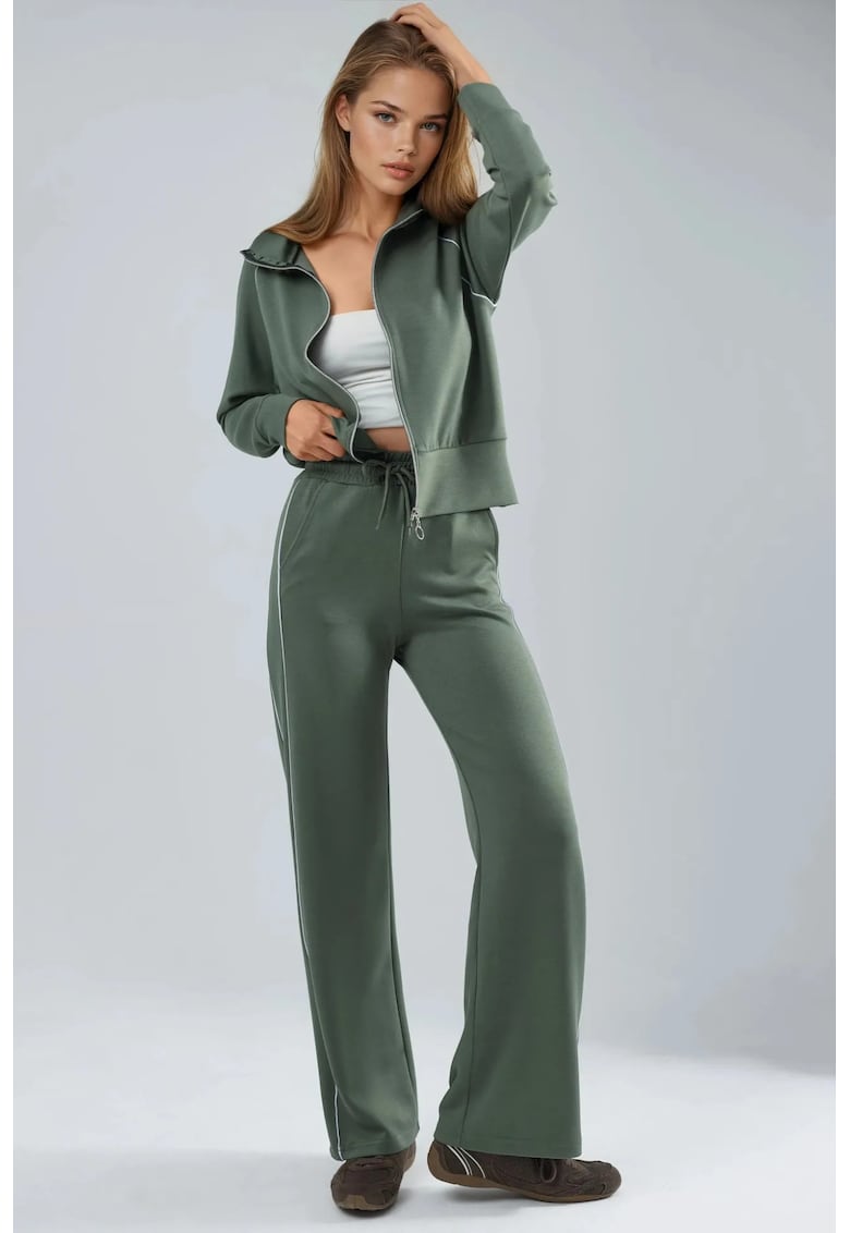 Compleu Doua Piese - Verde - Tricot