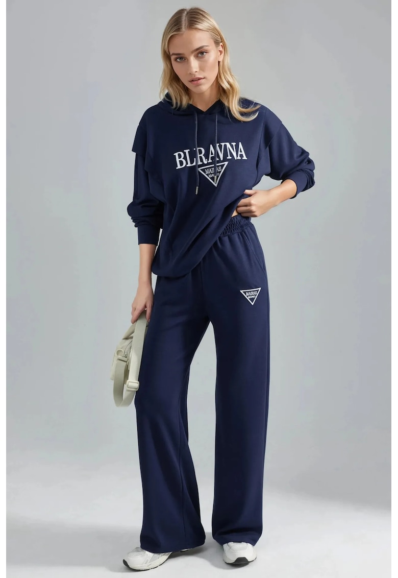 Trening din doua piese - bleumarin - jerseu