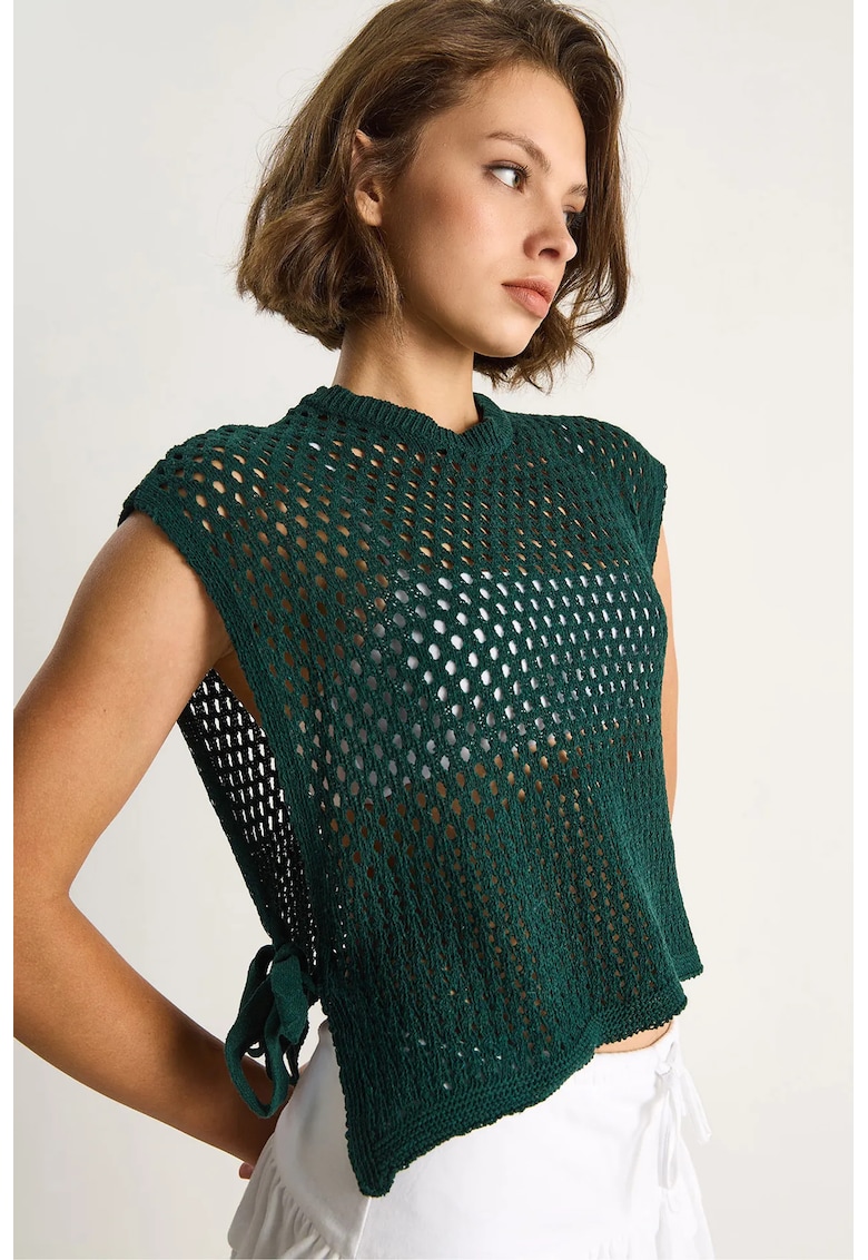 Pulover dama verde -
