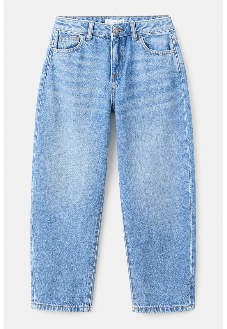 Blugi relaxed fit - Albastru pastel