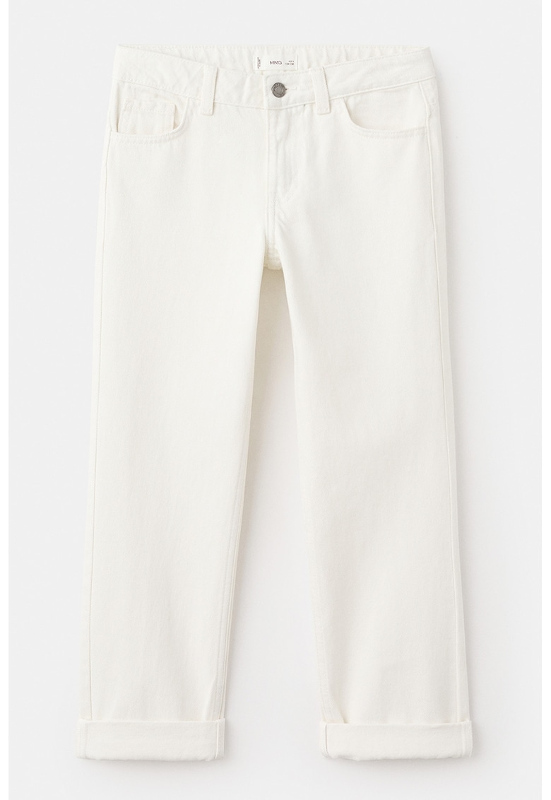 Blugi relaxed fit - Alb murdar