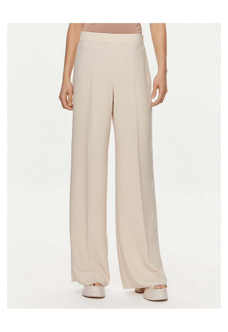 Pantaloni dama - poliester - bej - Bej