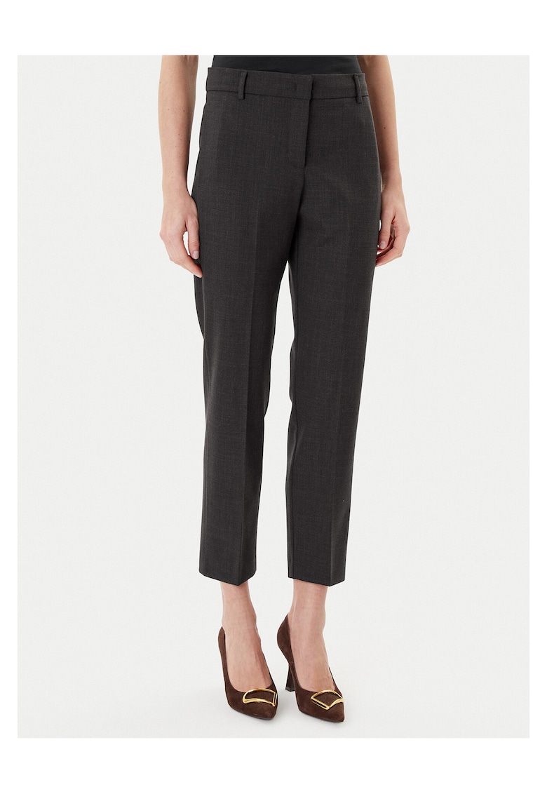 Max Co Pantaloni chino de dama maro