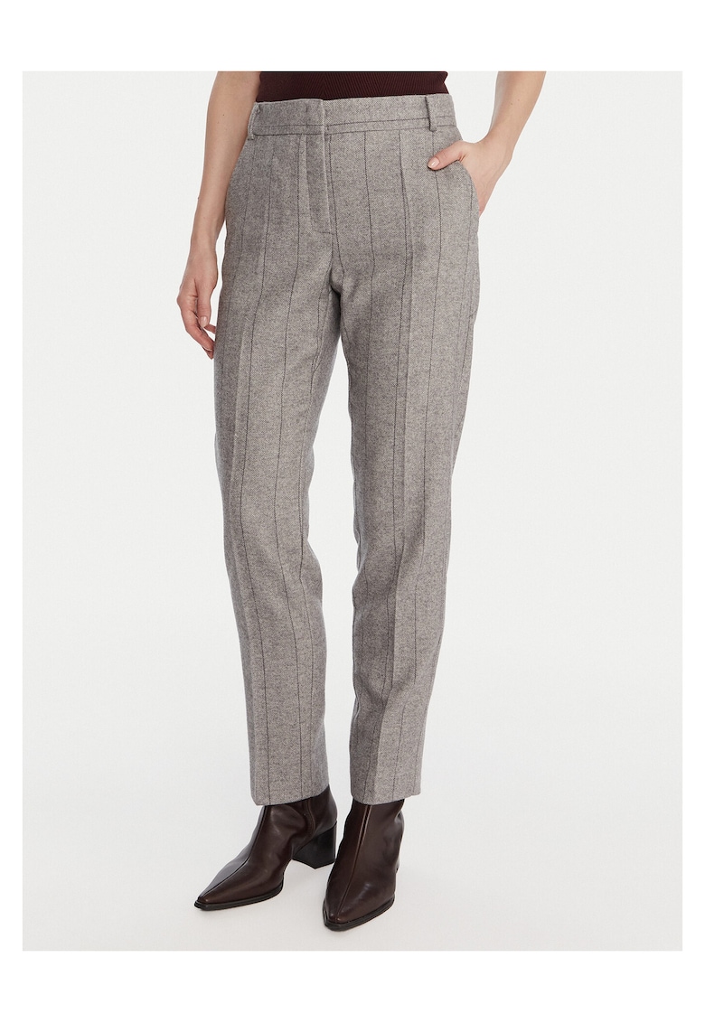 Pantaloni dama gri - textil