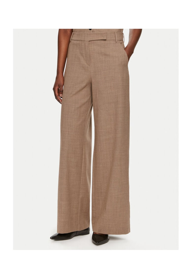 Pantaloni dama maro - textil
