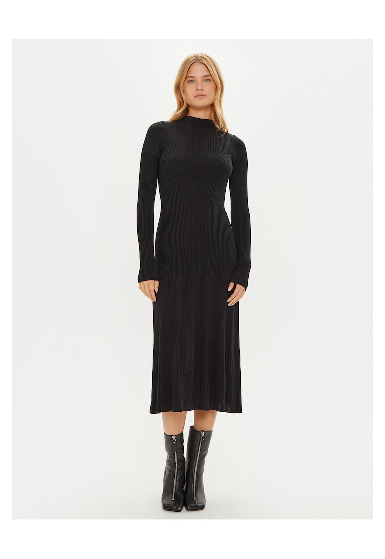 Rochie tricotata de dama negru