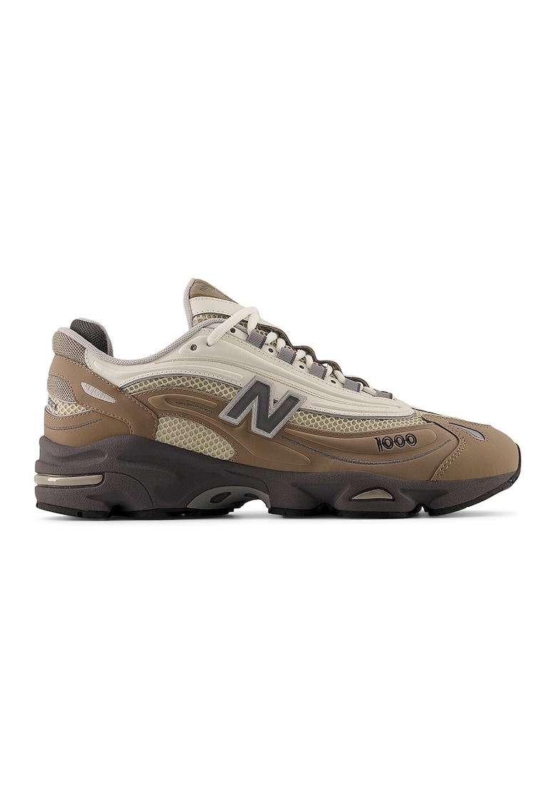 Pantofi sport low-cut M1000 - Maro inchis/Bej