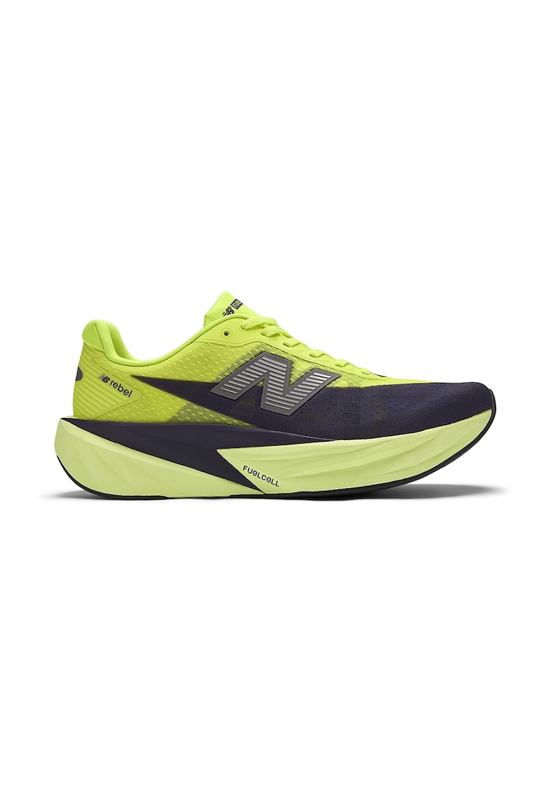 Pantofi Fuelcell Rebel cu logo pentru alergare - Gri/Albastru ultramarin/Verde lime