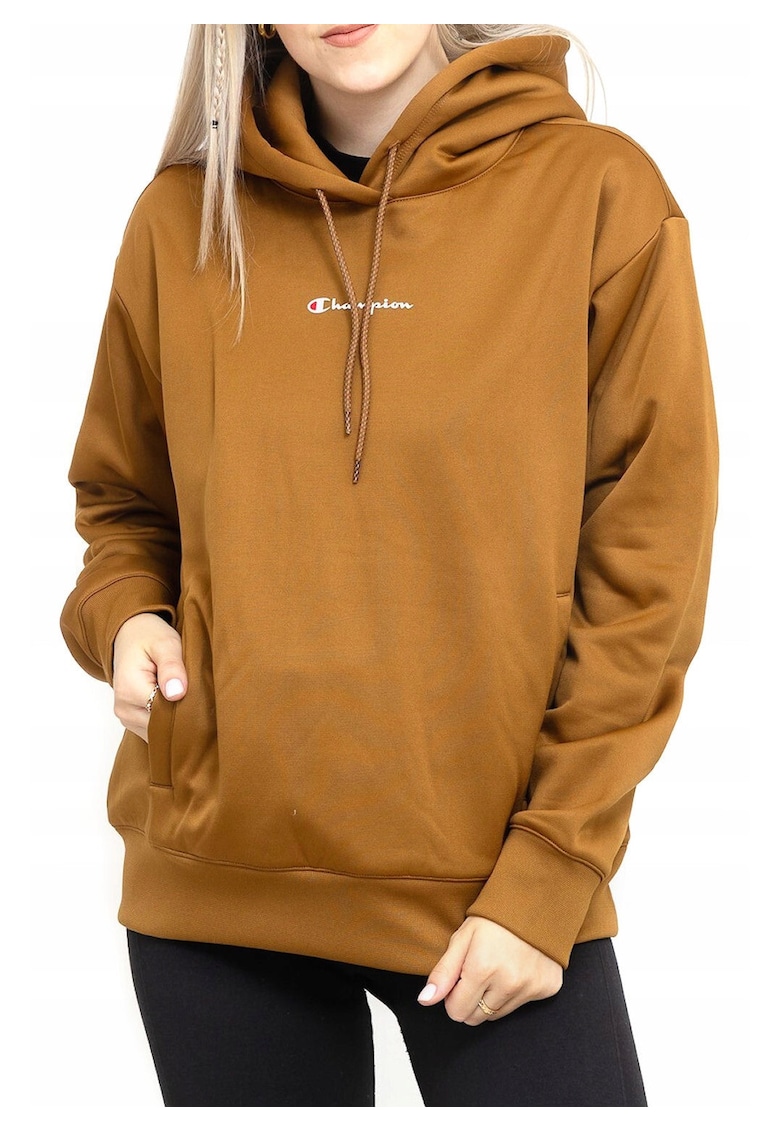 Champion Hanorac dama gluga - regular fit - poliester - Maro deschis
