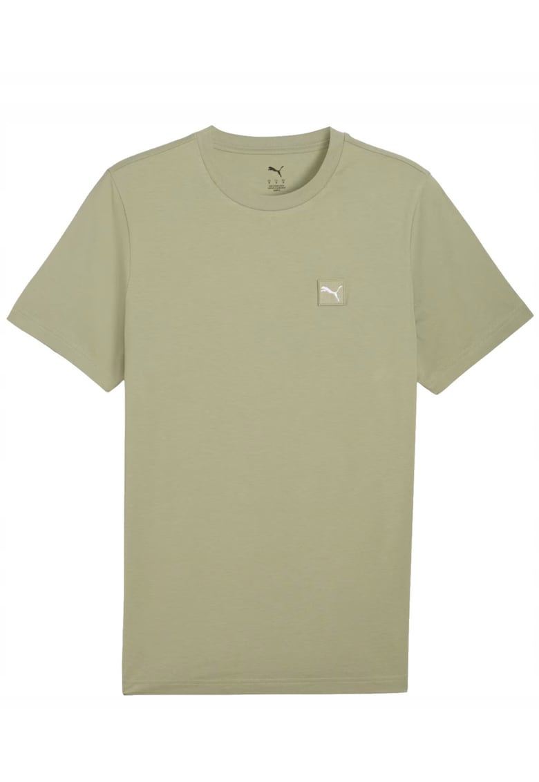 Tricou cu decolteu la baza gatului din bumbac