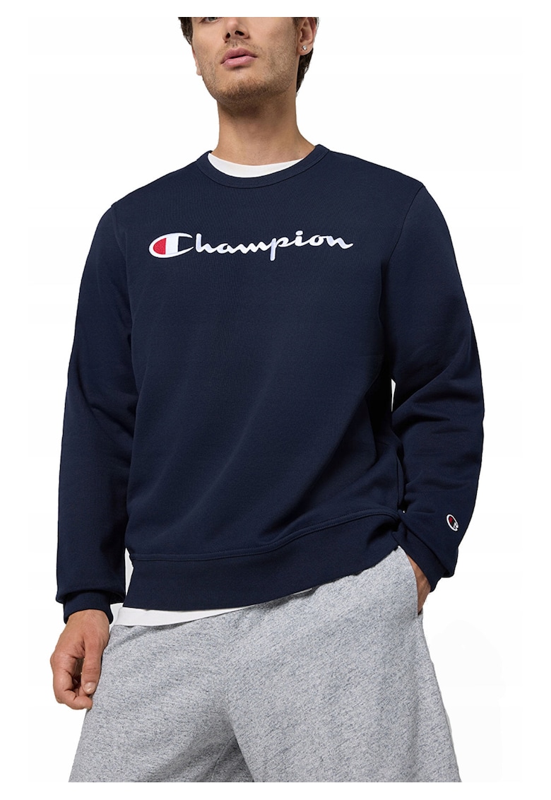 Bluza de trening cu imprimeu logo -