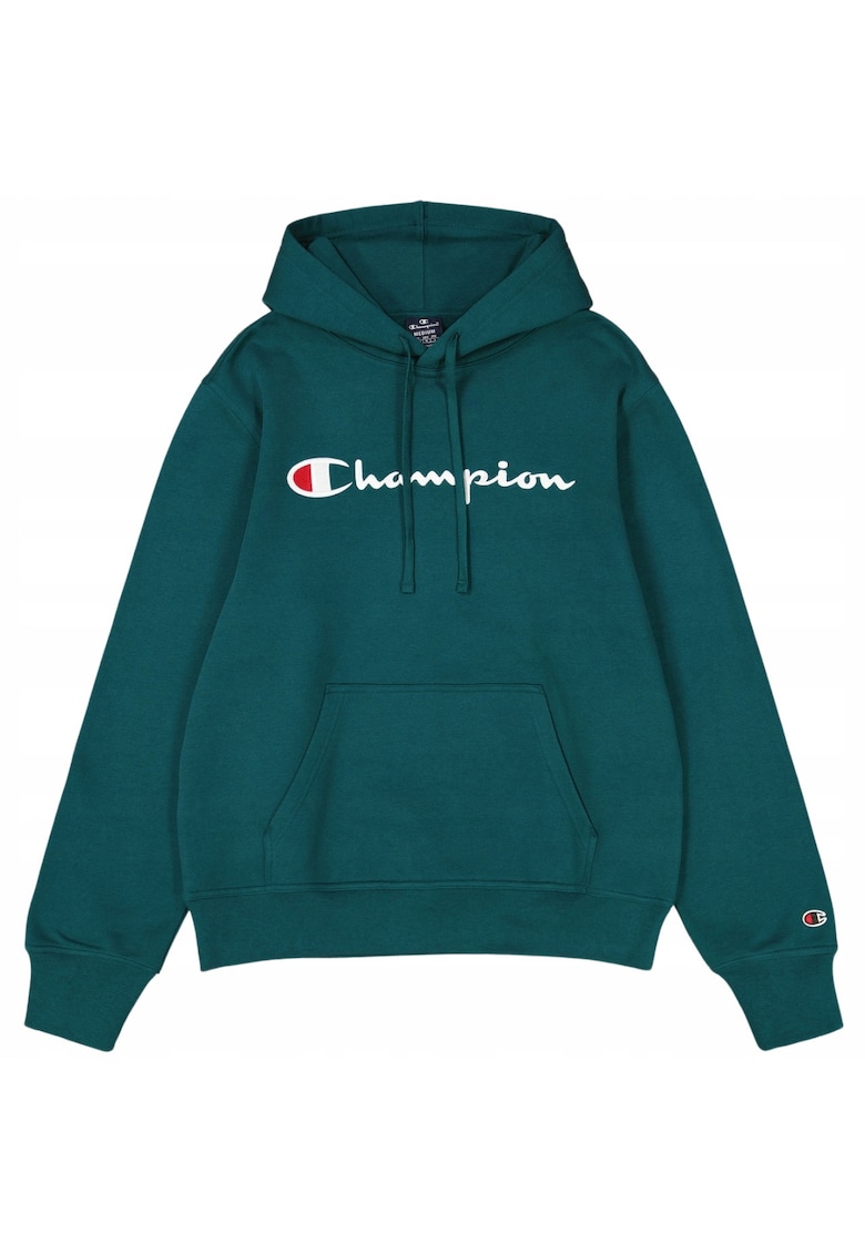 Hanorac cu imprimeu logo si buzunar kangaroo -