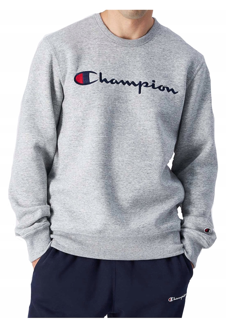 Champion Bluza de trening cu logo brodatdwqf - Gri