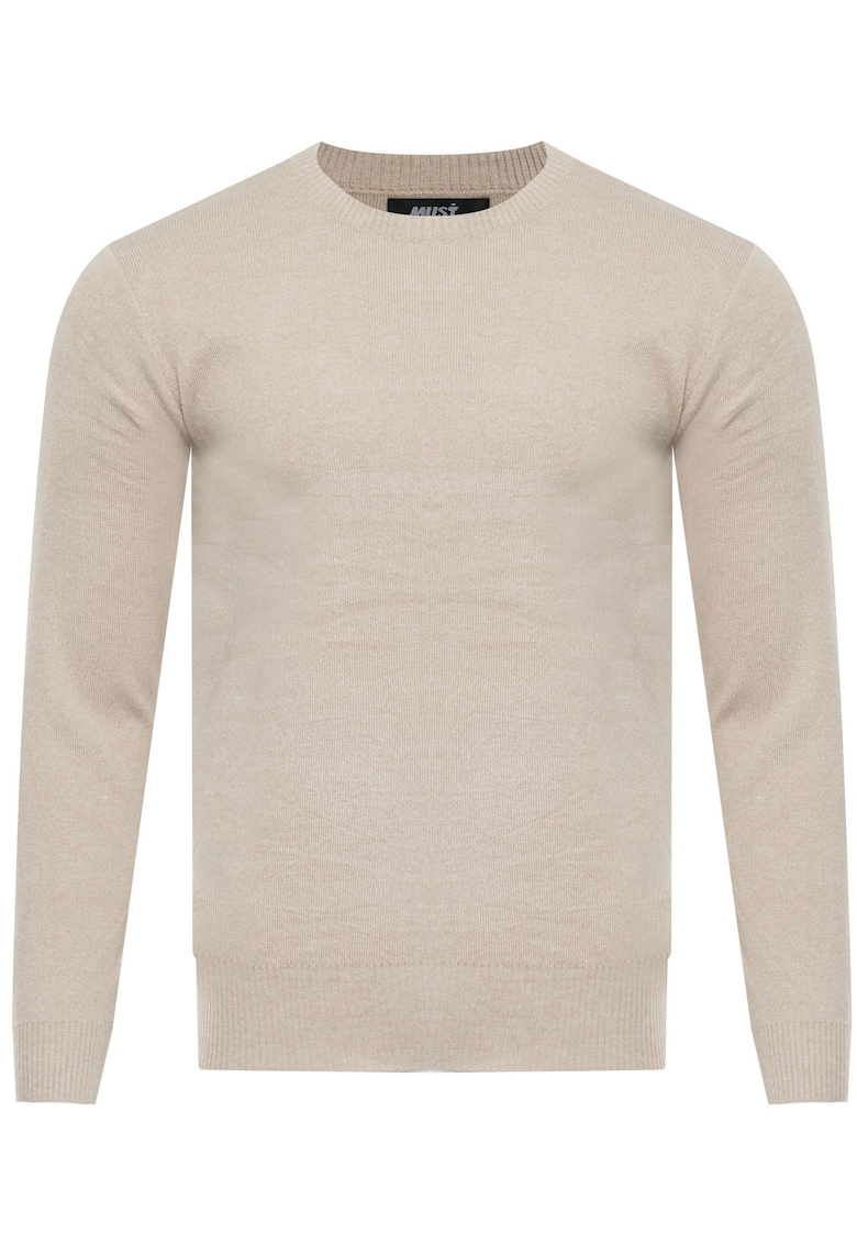 Pulover barbati - S8755 - bej - material moale - confortabil