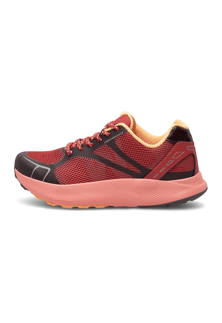 Pantofi sport textili cu logo - Rosu/Negru