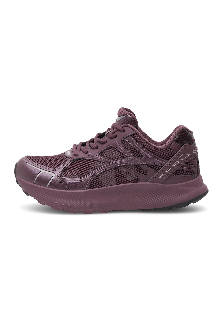 Pantofi sport low-cut de plasa - Violet pruna