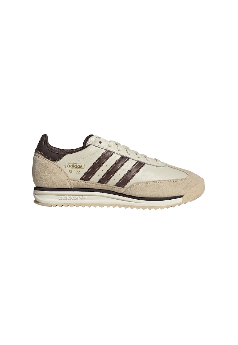 Pantofi sport SL 72 din piele intoarsa si piele - Maro inchis