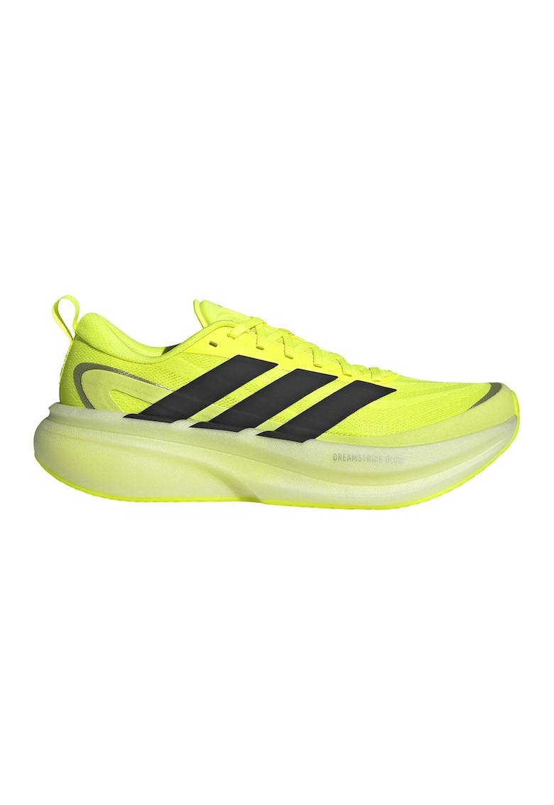 Pantofi Supernova Glide cu detalii reflectorizante - pentru alergare - Negru/Galben neon