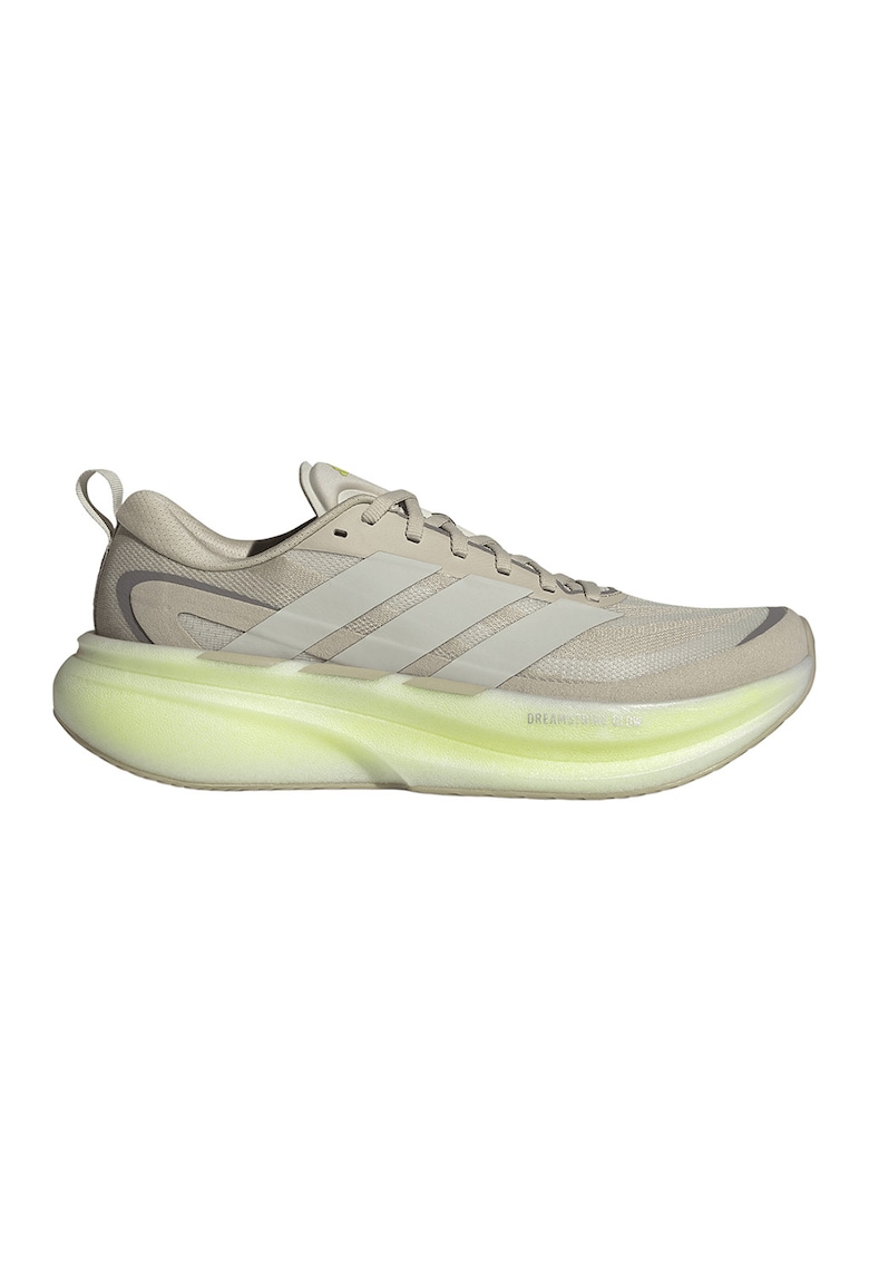 Pantofi Supernova Glide cu detalii reflectorizante - pentru alergare - Verde pal/Grej