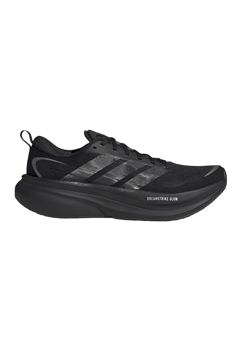Pantofi Supernova Glide cu detalii reflectorizante - pentru alergare - Negru/Negru stins