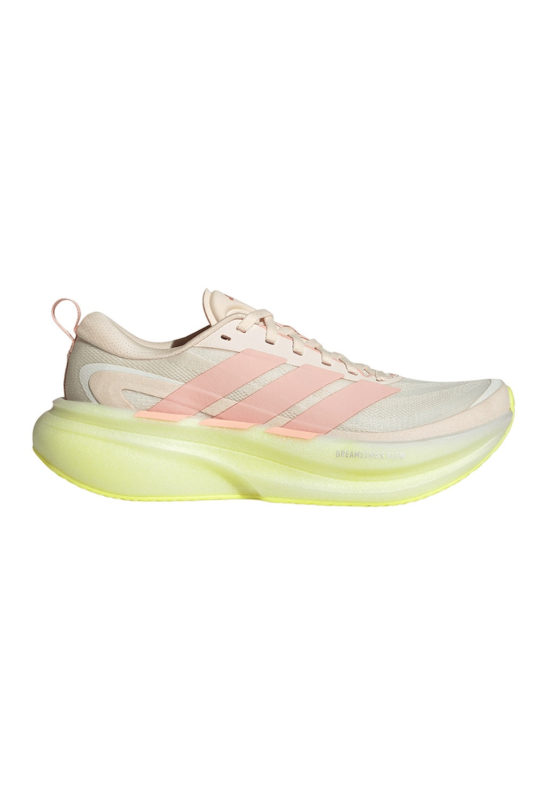 Pantofi Supernova Glide cu detalii reflectorizante - pentru alergare - Roz deschis/Alb murdar