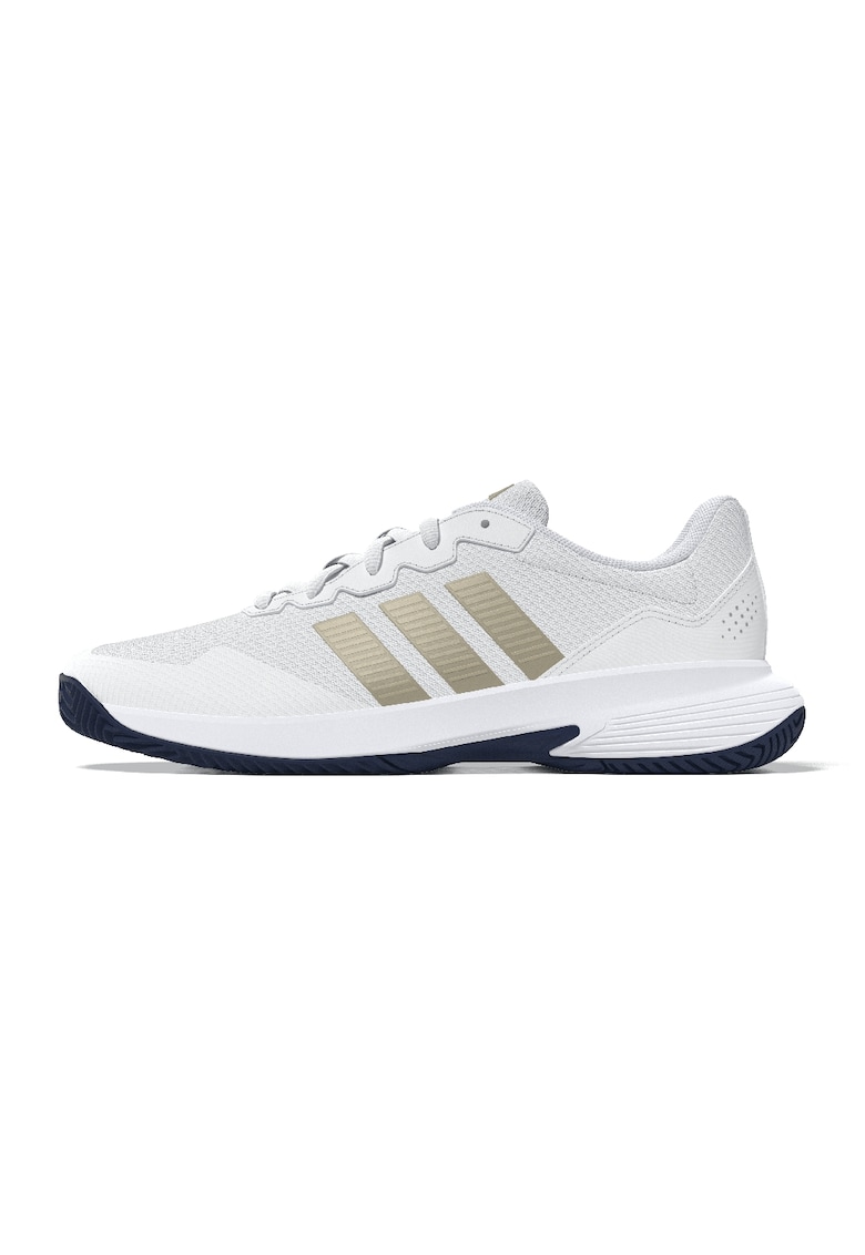Pantofi sport pentru tenis Game Court 2 - Alb/Maro taupe