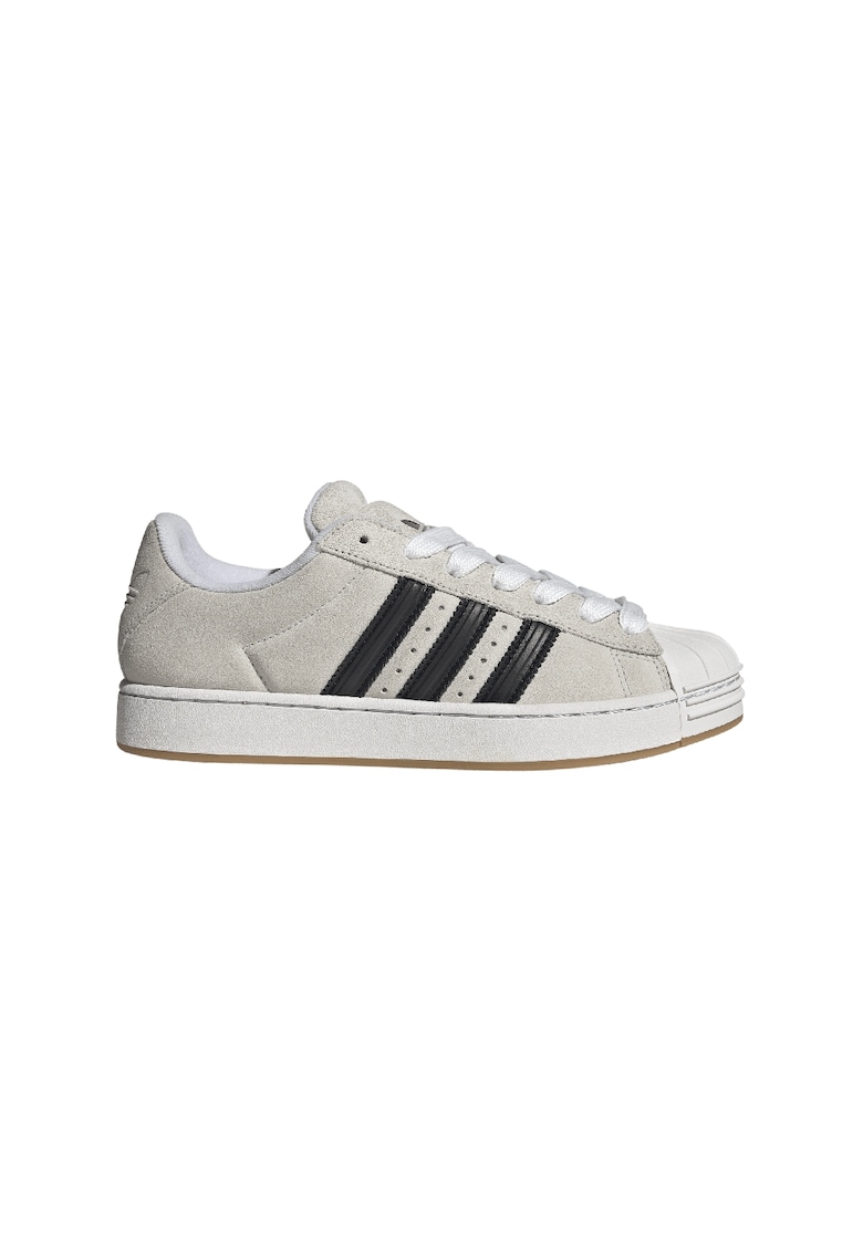 Pantofi sport din piele intoarsa Superstar ST - Alb fildes/Negru - adidas Originals - imagine 1
