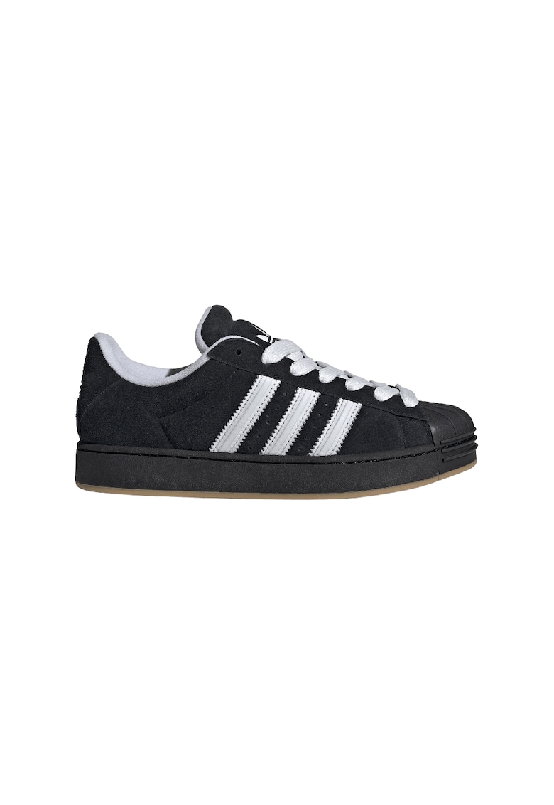 Pantofi sport din piele intoarsa Superstar ST - Alb/Negru stins