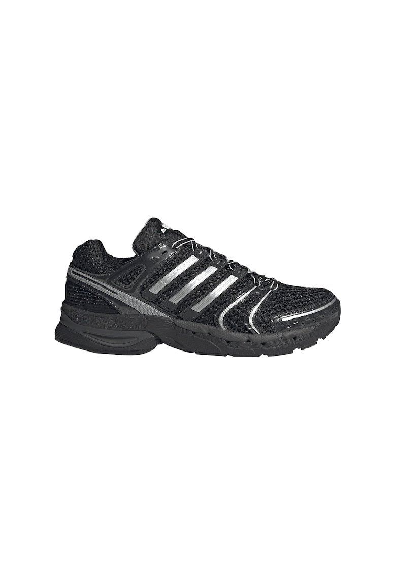 Pantofi sport Adistar Control 5 cu insertii din plasa - Negru/Argintiu