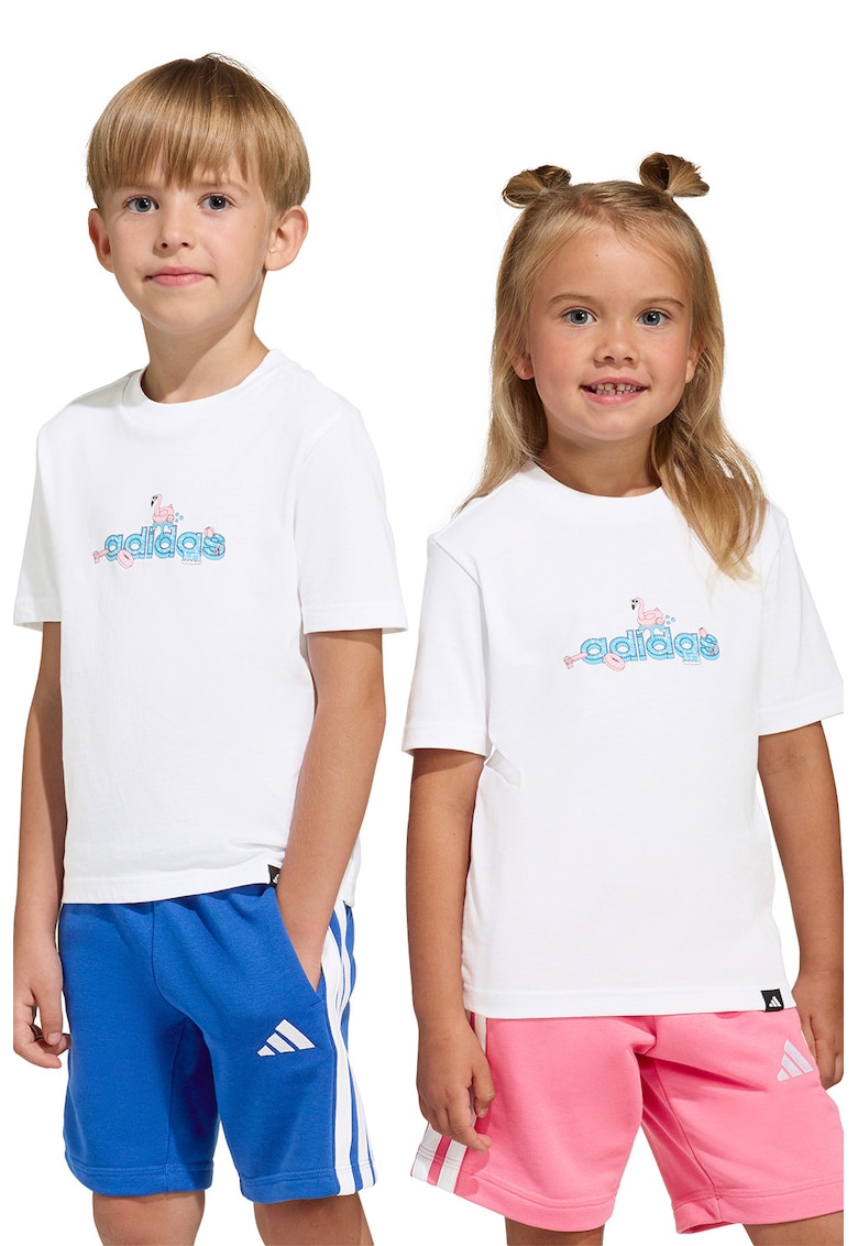 Tricou cu imprimeu logo - Alb