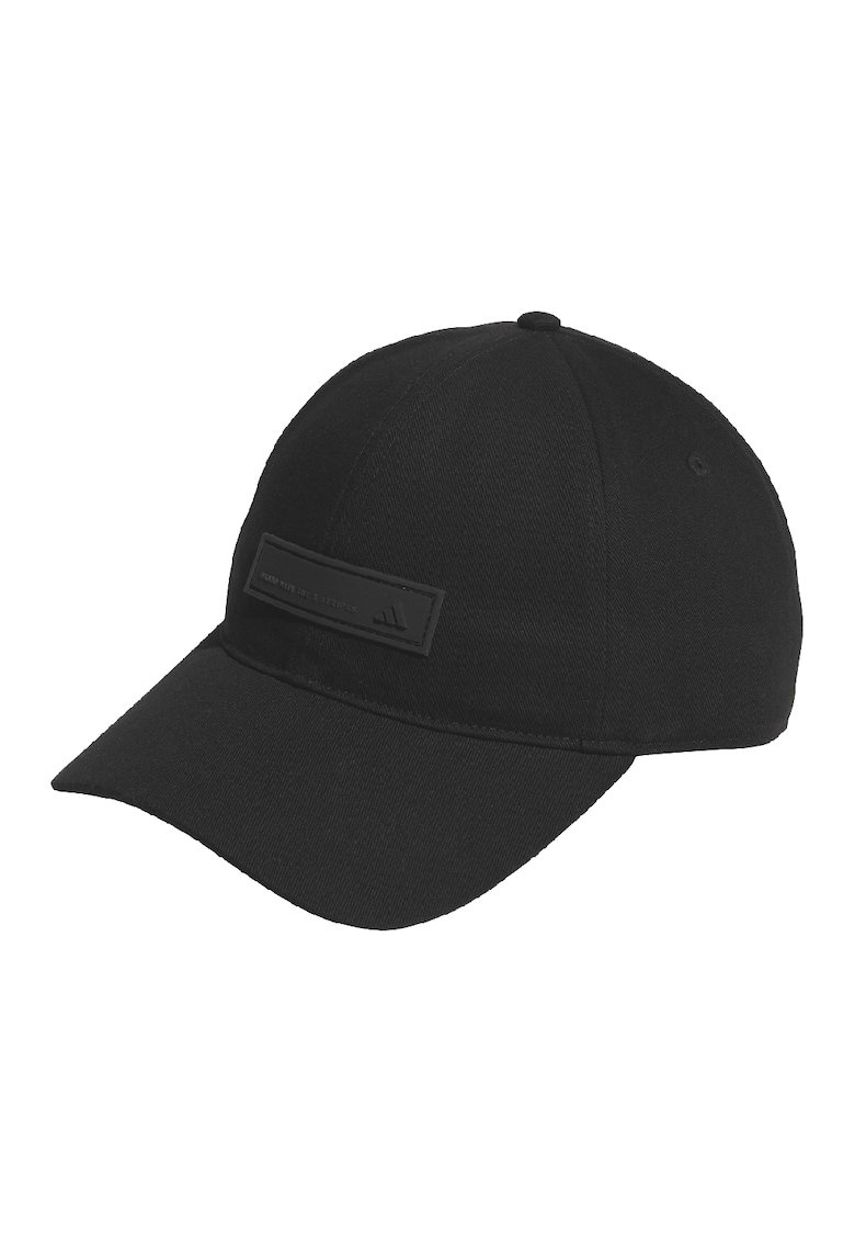 Sapca de bumbac cu logo - Negru