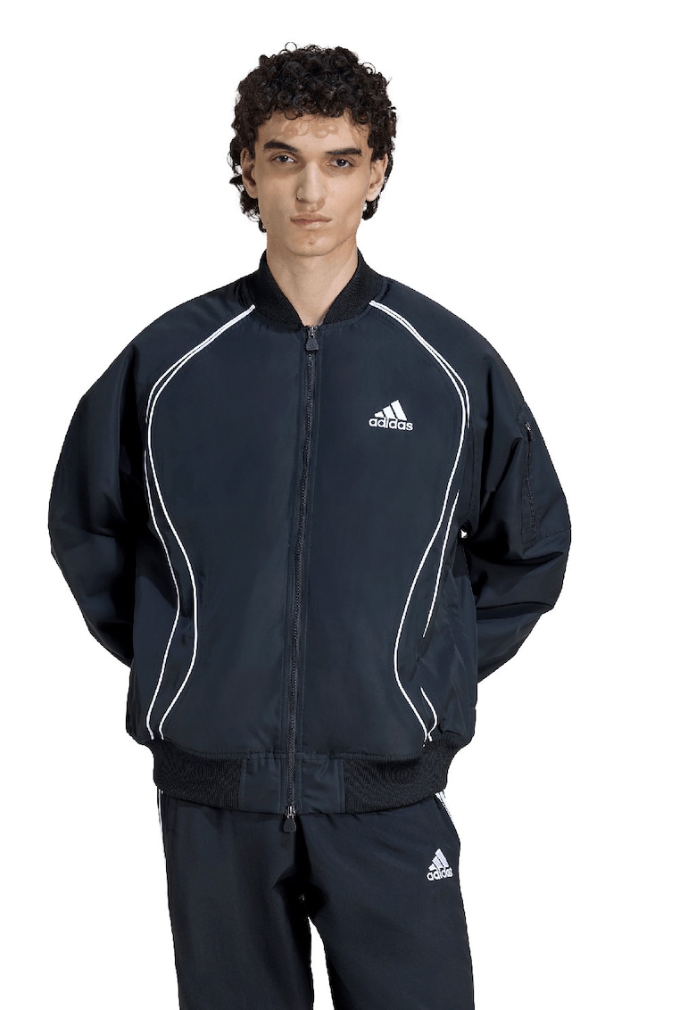 Jacheta lejera cu vatelina Teamgeist - Alb/Negru